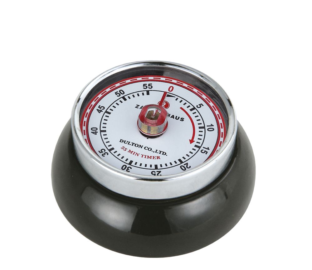 Retro Collection Timer med magnet Svart
