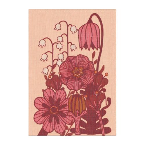 Peach Burgundy Handduk