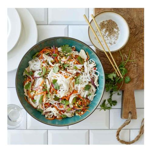 Salladsskål 30 cm Svart/Grön