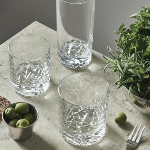 Carat Double Old Fashioned Glas 28 cl 2-pack Klar