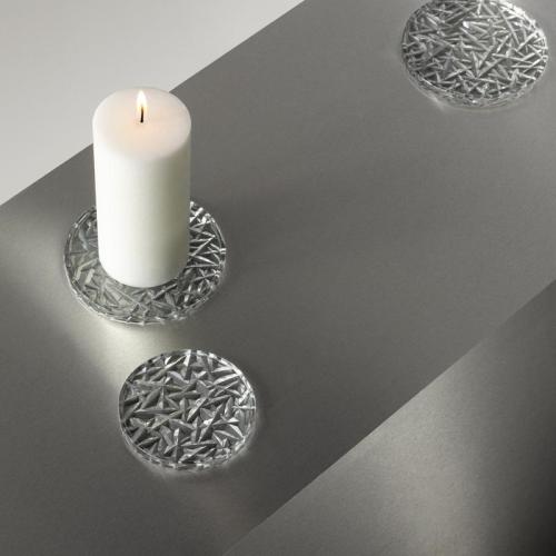 Glasunderlägg 12,5 cm Klar