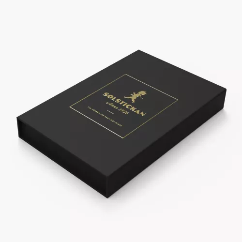 Solstickan Brandfilt 120x120 cm Svart/Guld