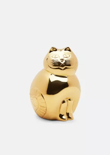 Skultuna x Lisa Larson Katt 8,7 cm Guld