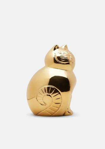 Skultuna x Lisa Larson Katt 8,7 cm Guld
