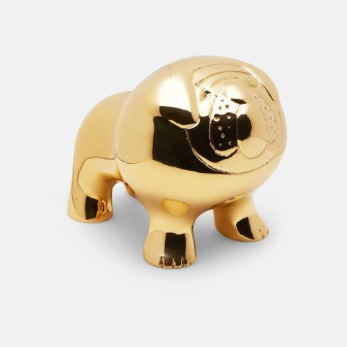 Skultuna x Lisa Larson Hund 6,8 cm Guld