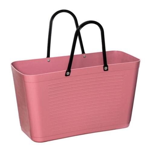 Green Plastic väska stor 15 L varmrosa