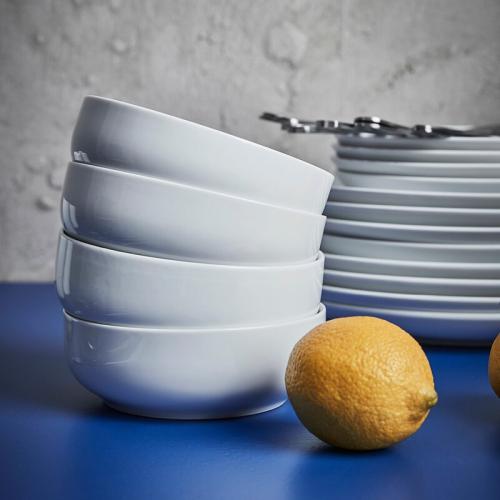 Atelierskål 13 cm 4 st super white