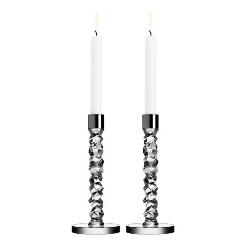 Carat Ljusstake 24,2 cm 2-pack Rostfritt stål