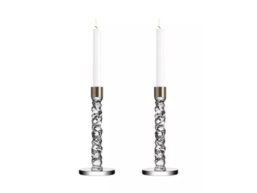 Carat Ljusstake 24,2 cm 2-pack Mässing