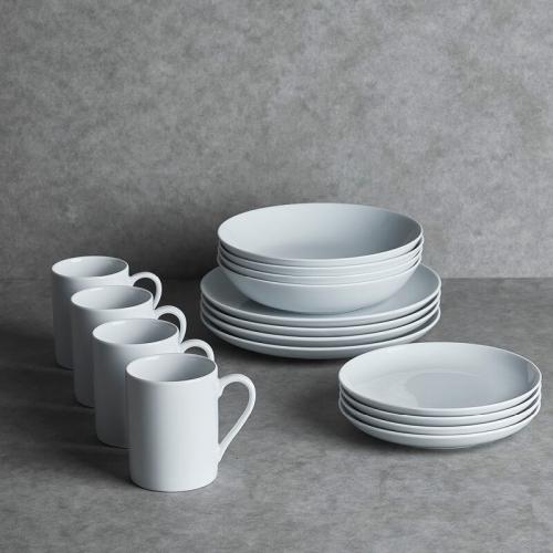 Atelier tallrik 18 cm 4 st super white