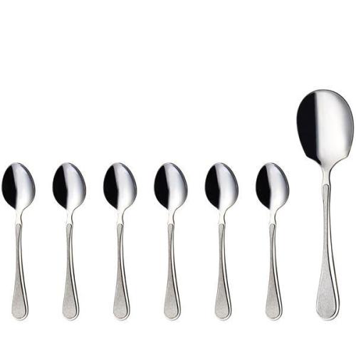 Carina Dessertset 7 Delar Rostfri