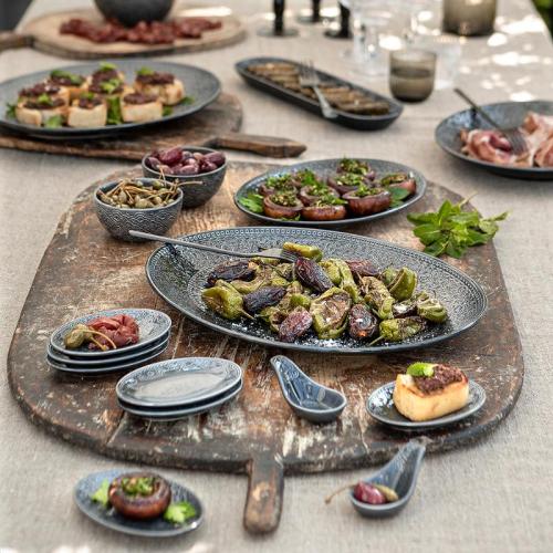 Orient Serveringsfat 35x26,5 cm Asfalt