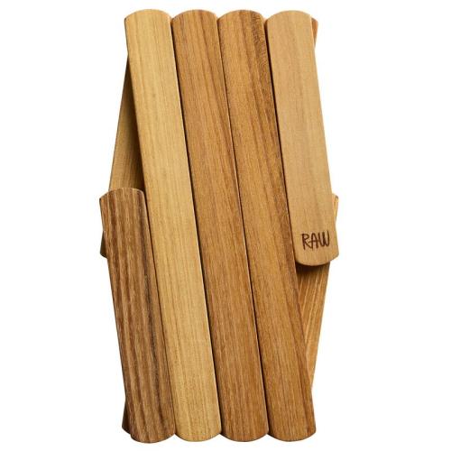 RAW Teak grytunderlägg fällbart 60 cm