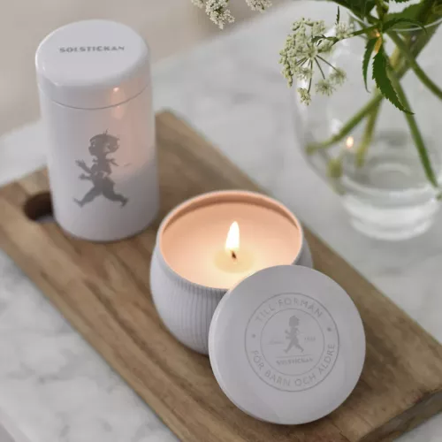 Presentförpackning Doftljus+Tändsticksrör Eukalyptus