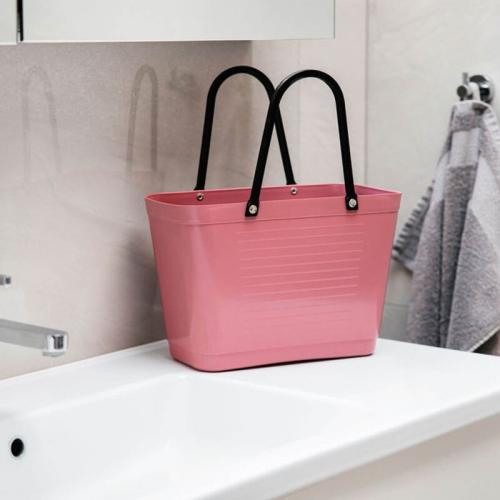 Green Plastic väska liten 7,5 L varmrosa