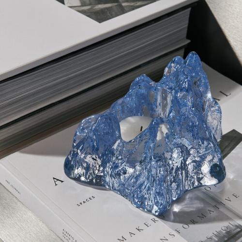 The Rock ljuslykta 9,1 cm ice blue