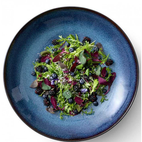 Fat 40 cm Svart/Mörkblå