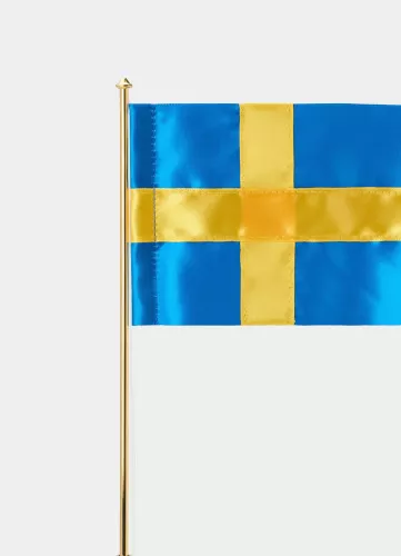 Flaggstång med Flagga