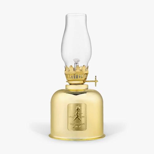 Oljelampa 20 cm Guld