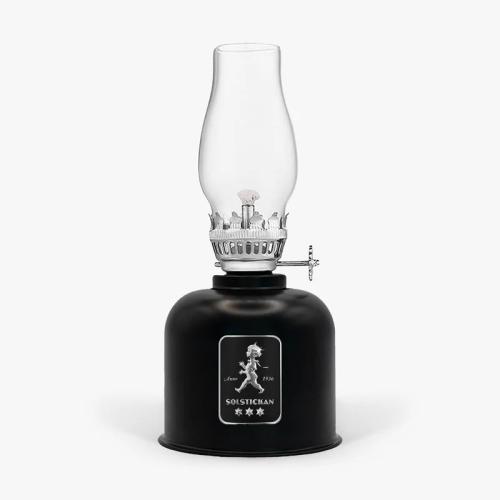 Oljelampa 20 cm Matt Svart