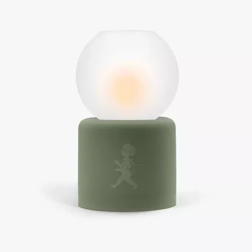 Globe värmeljuslykta 17 cm grön