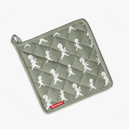 Grytlapp 22 cm grön