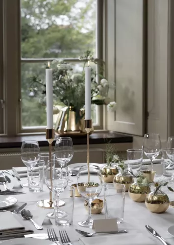 Nattlight Ljusstake 28 cm Mässing