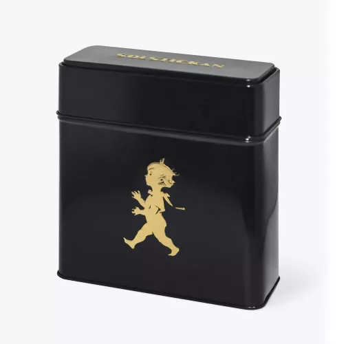 Burk för kaffefilter Svart/Guld