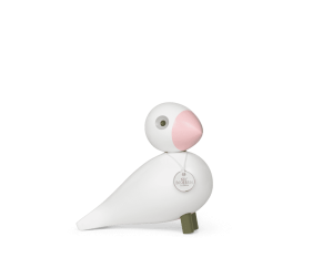 Sångfågel Love 15.5 cm Vit/Rosa