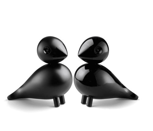 Kay Bojesen Lovebirds Trä Svart