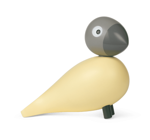 Year Bird 2025 Bella 12,5 cm creme/grå