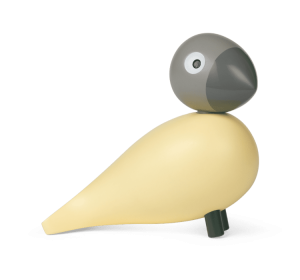 Year Bird 2025 Bella 12,5 cm creme/grå