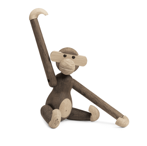 Kay Bojesen Apa liten 20 cm Rökt ek