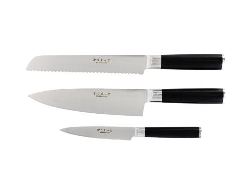 3dels set Allkniv 12 cm, Kockkniv 20 cm, Brödkniv 20 cm