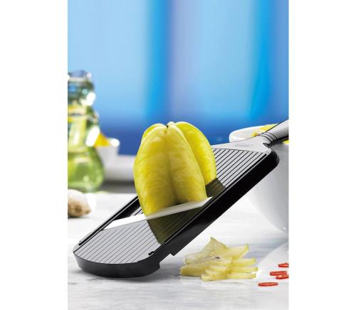 Mandolin med keramiskt blad, ställbar, Svart