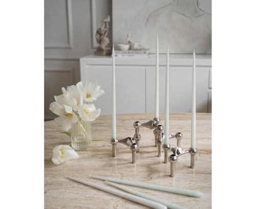 Stoff Nagel Ljusstake 3-pack Krom