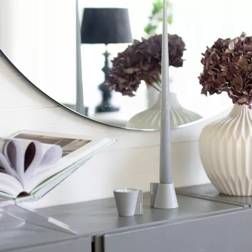 Flipp Ljushållare Grå