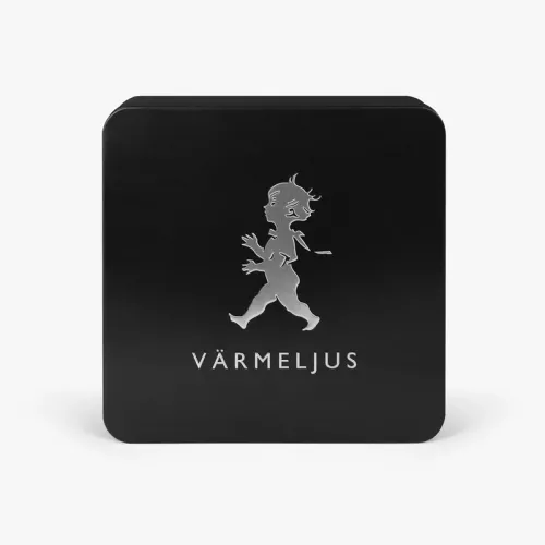 Värmeljuslåda för 100 ljus Svart matt