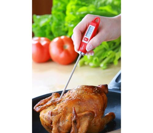 Digital hushållstermometer, röd