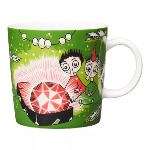 Muminmugg Tofslan och Vifslan Röd Rubin