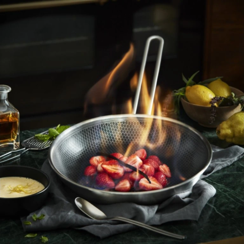 Multi Mosaic Stekpanna 24 cm Rostfri