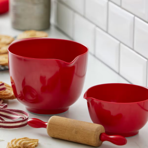 Rosti Margrethe skålset 3l+1,5l röd