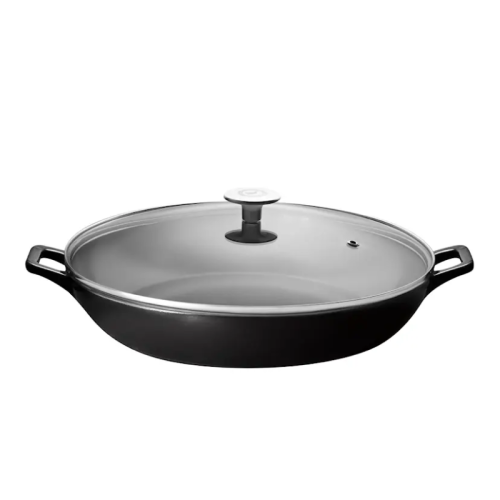 Stenfors Buffetgryta med glaslock 3 L Svart