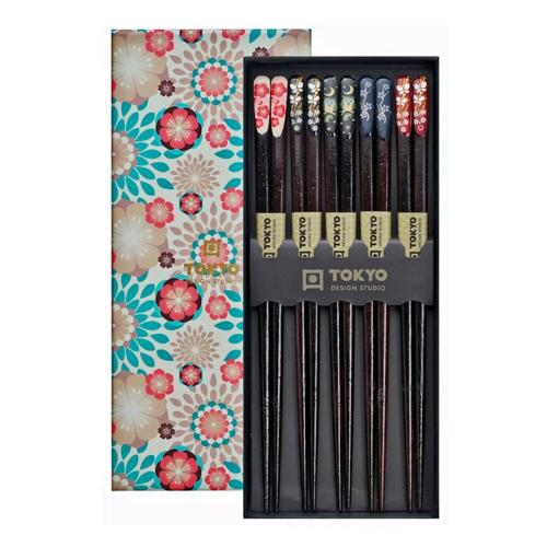 Ätpinnar Chopstick 5-pack Nippon floral