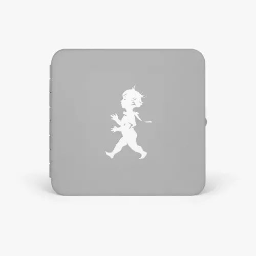 Nyckelskåp 17x16 cm Grå matt