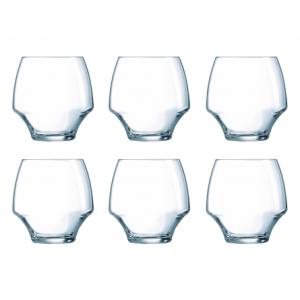 Open up vattenglas 6-pack 38 cl klar
