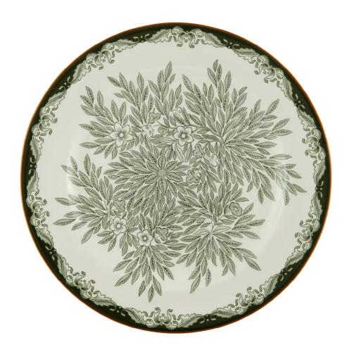 Ostindia Floris tallrik 27 cm grön