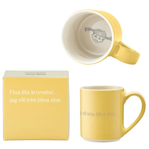 Mugg Gul Fina lilla krumelu 35 cl Gul