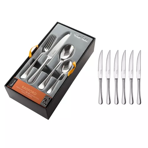 Radford (BR) V 30 Piece Set ink 6 Steak knives