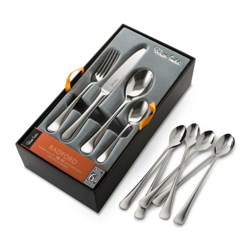 Radford (BR) V 30 Piece Set ink 6 long teaspoons